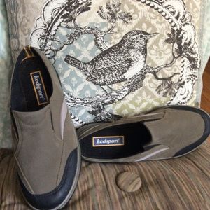 Kedsport  Chic Comfy Neutral Leather Mules Sneaker